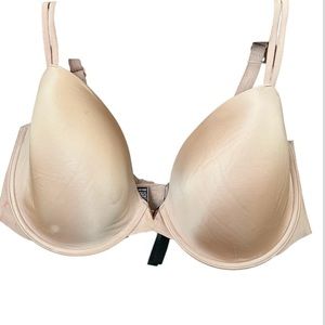 Victoria's Secret Nude Lined Demi Bra, 38DD